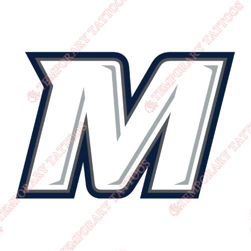 Monmouth Hawks Customize Temporary Tattoos Stickers NO.5161